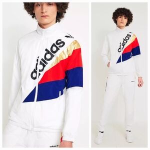 Adidas Original S Unisex Sporty Activewear Streeweat Tribe Track Jacket